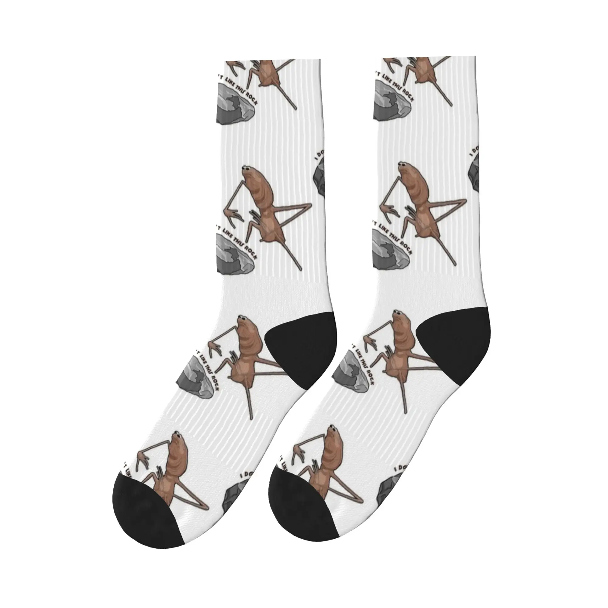 

Marcus I Don't Like This Rock Носки с узором Чулки Нескользящие мужские носки Теплые мягкие осенние модные уличные носки