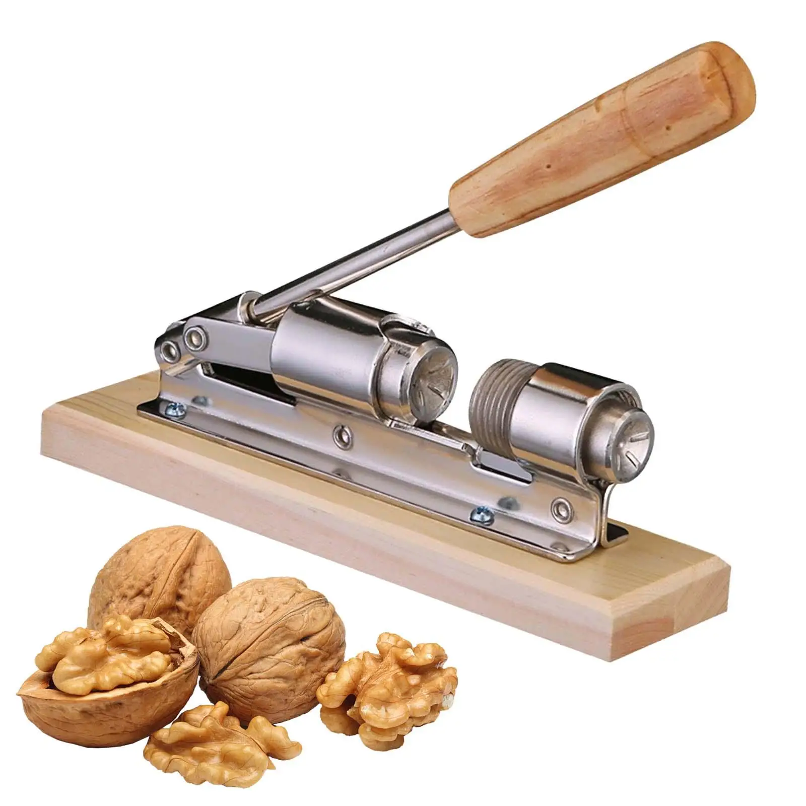 Manual Nutcracker Durable for Easy Cracking Walnuts Open Tool Nut Tongs Chestnut Opener for Pecan Almonds Hazelnut Walnut Home