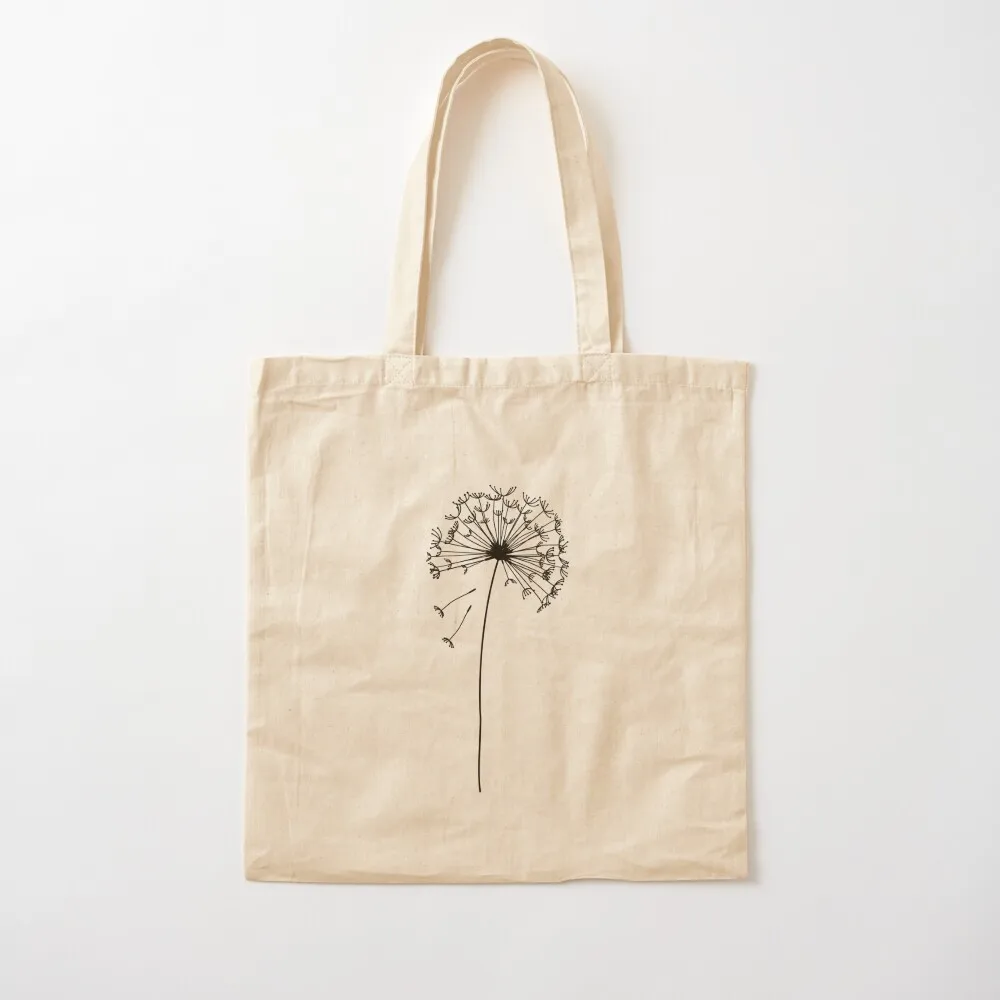 

Floral pattern of dandelions Tote Bag Handbags women custom fabric bag Handbags custom tote bag Canvas Tote