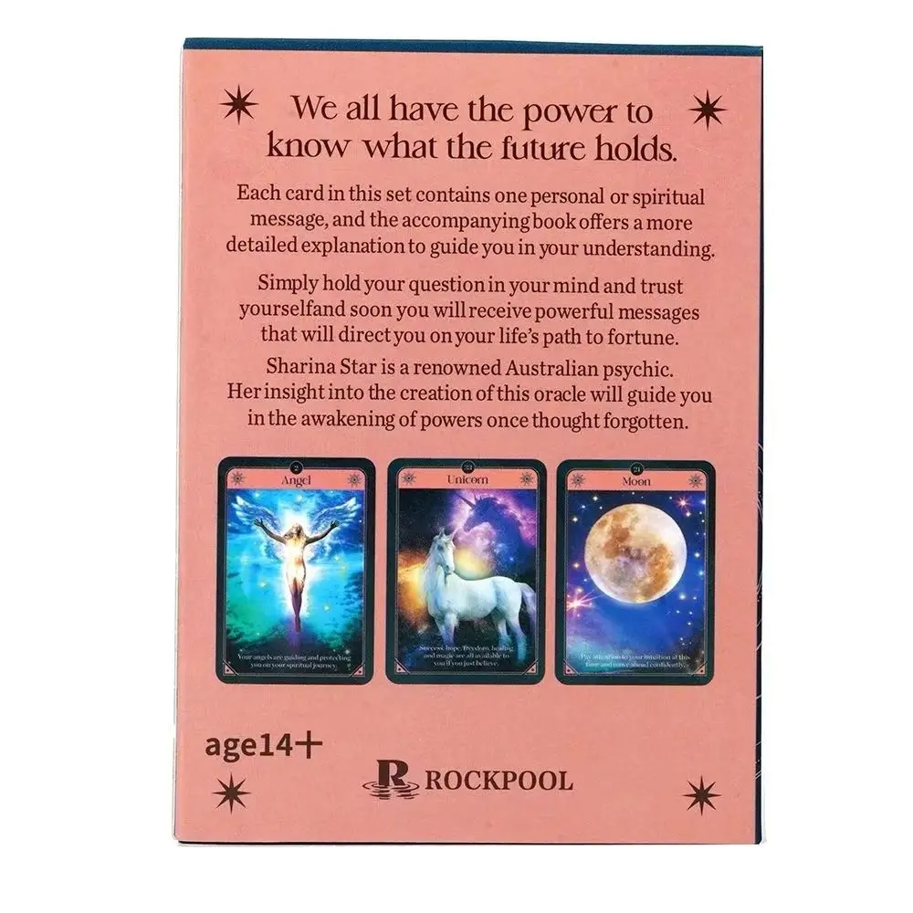 10.4*7.3cm Fortune Oracle Cards By Sharina Star Card Contains One Personal or Spiritual Message Guide You 36 Pcs Cards