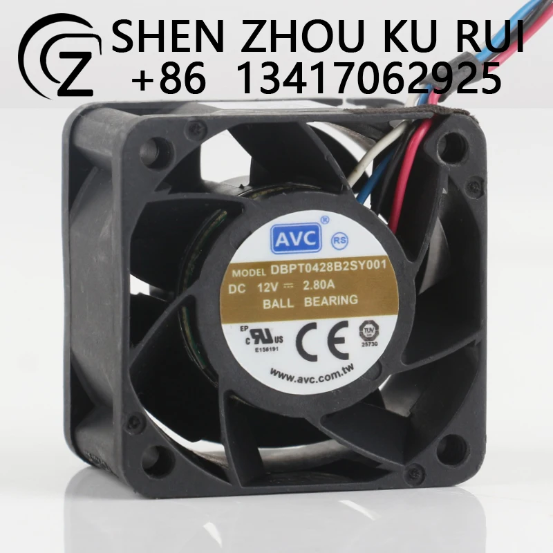 AVC 12V 2.80A 4028 ultra-violent double ball server Power supply DBPT0428B2SY001 cooling fan