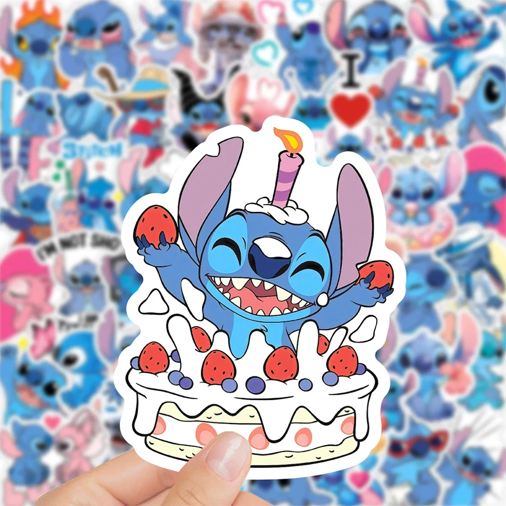 10/30/50pcs Disney Leuke Lilo & Stitch Anime Stickers voor Scrapbook Gitaar Telefoon Waterdichte Grappige Cartoon sticker Kid Klassieke Speelgoed