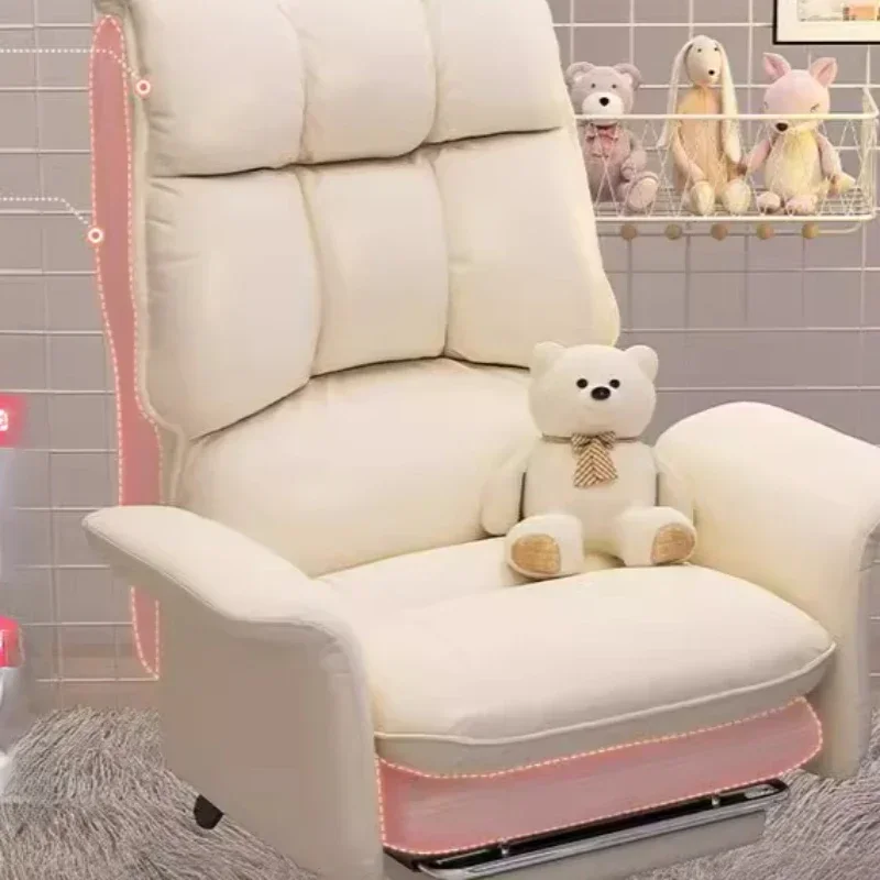 

Home Modern Minimalist Study Chairs Office Elevating Chair Relaxing Vanity Armchair De Bureaux Silla Gamer Ofertas Furniture