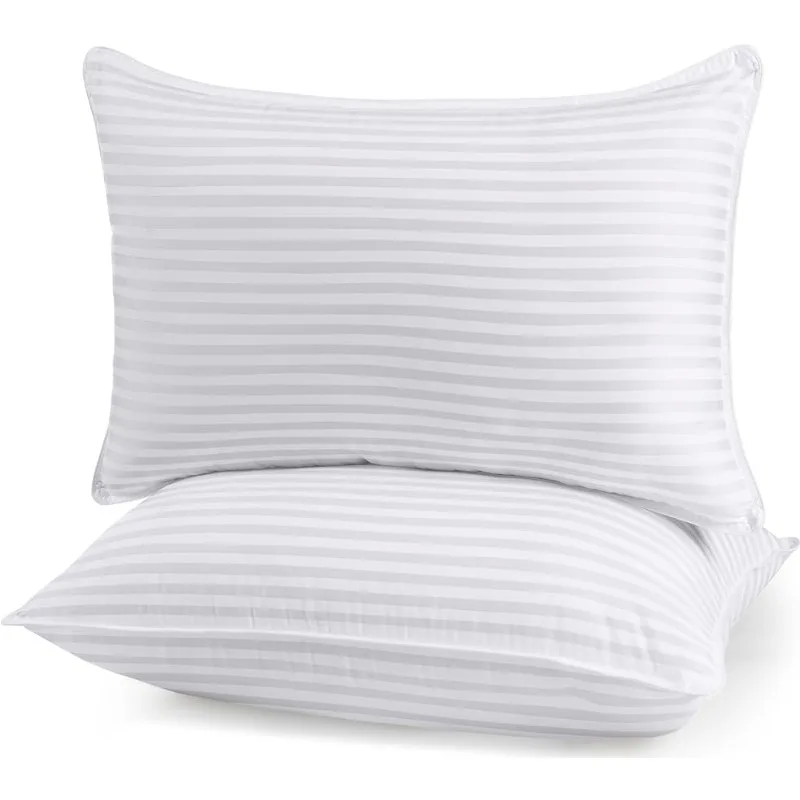 

Bed Pillows for Sleeping Standard Size (White), Set of 2, Cooling Hotel Quality, for Back, Stomach or Side Sleepers