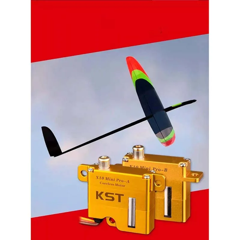 KST X10 Pro Mini A/B Mini Metal Digital High-Voltage High-Speed High-Torque 8KG Glider Servo