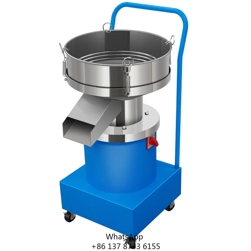 

Small Vibrating Screen Soybean Milk Filter 420mm S.steel Electric Vibrating Screen Powder Sifter Powder Sieving Machine
