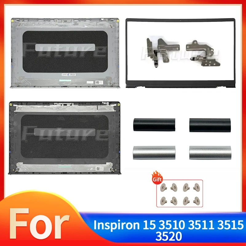 

Новинка для Inspiron 15 3510 3511 3515 3520 3521, задняя крышка, верхняя крышка для ноутбука, задняя крышка с ЖК-дисплеем, серебристая DDM9D, черный 0WPN8