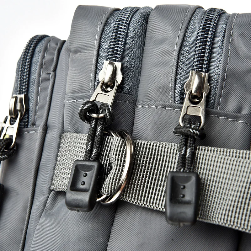 حقيبة خصر للرجال من Fanny Pack، حقيبة صدر كروس مقاومة للماء مع حزام قابل للتعديل، حقيبة كتف كاجوال من النايلون المتين