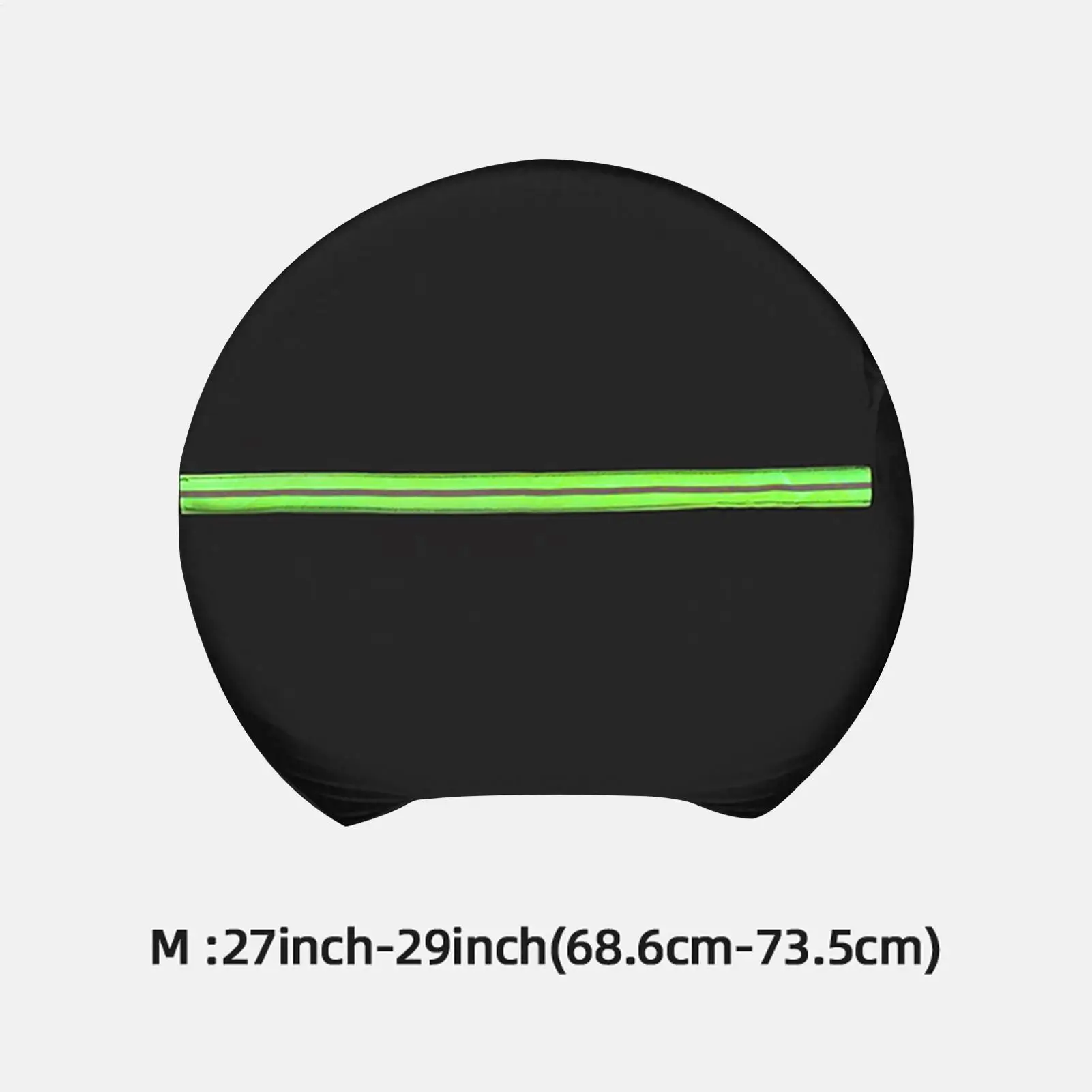 Car Tire Cover 4 Pieces Tire Protector Cover Reflective Car Accessories Sun Rain Snow Dust Protection Bag for Vehicles Trucks