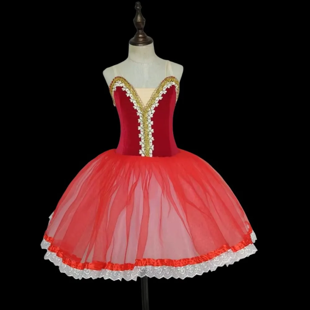 

Ballet Tutu Dance Wear Princess Party Kids Clothes Fairy Children Clothing Stage Costumes Performance Summer Leotards for Girls