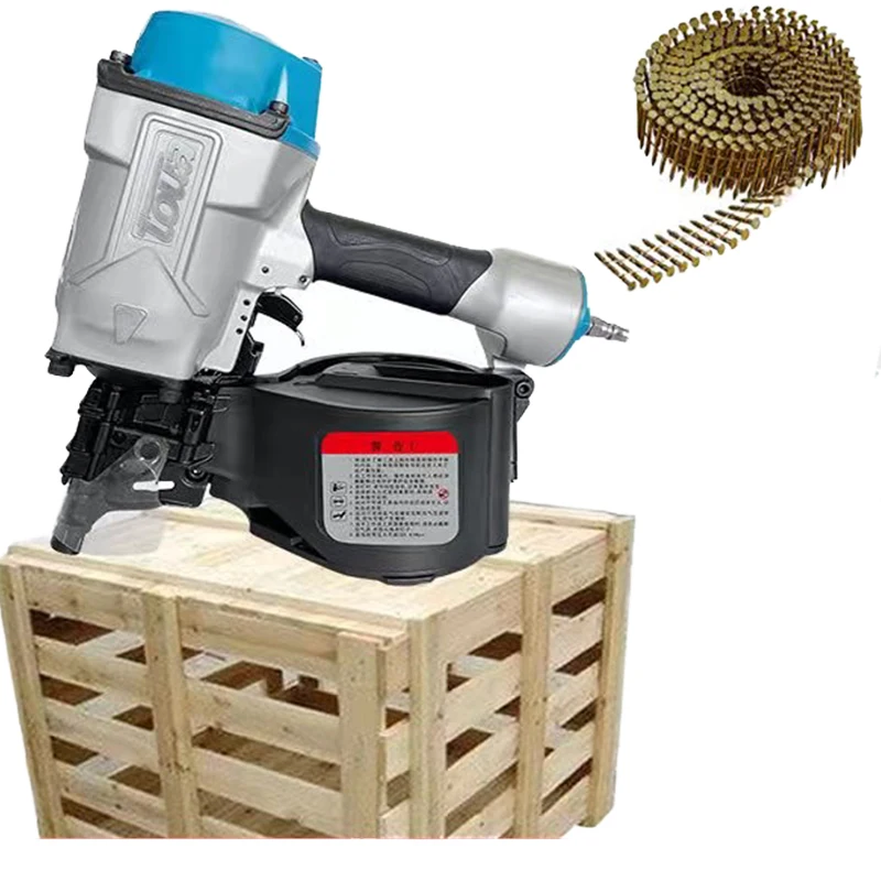 CN55 CN70  CN100 Pneumatic Coil Nailer Gun Industrial Air Tool Coil Nailer Gun for assemble pallet wooden fencing