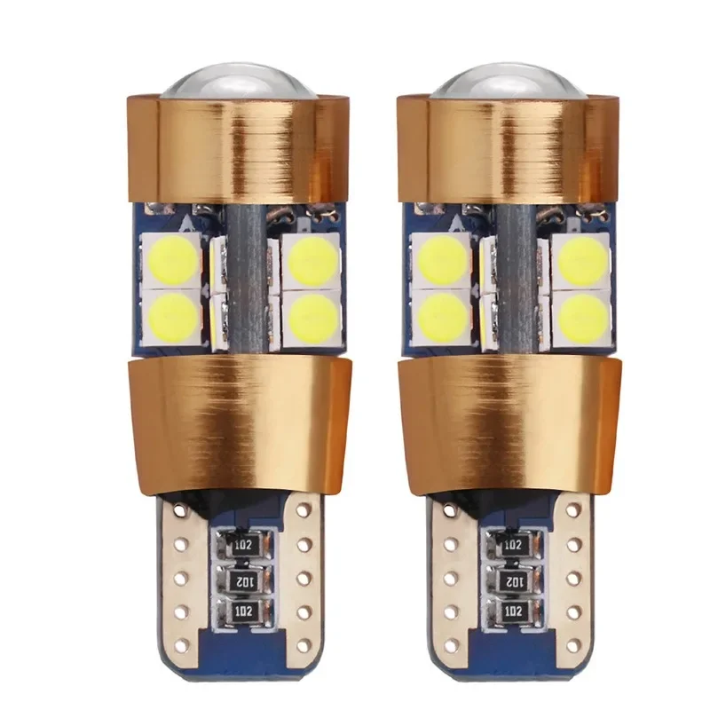 

2pcs T10 W5W Canbus Bulbs 194 LED 3030 19SMD LED Bulbs White Error Free Car Auto Wedge Interior Light Dome Map Trunk Lamp 12V