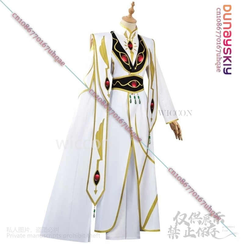 Lelouchh Lamperougee Косплей Аниме Код Мужской Костюм Императора Длинное Пальто Униформа Король Костюм Парики Для Ролевых Игр Рождество Индивидуальные