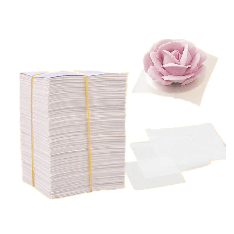 1500g/lot Greaseproof Pastry Piping Nail Flower Transfer Icing Cream Wax Paper Disposable Eco-Friendly Baking Tools H778