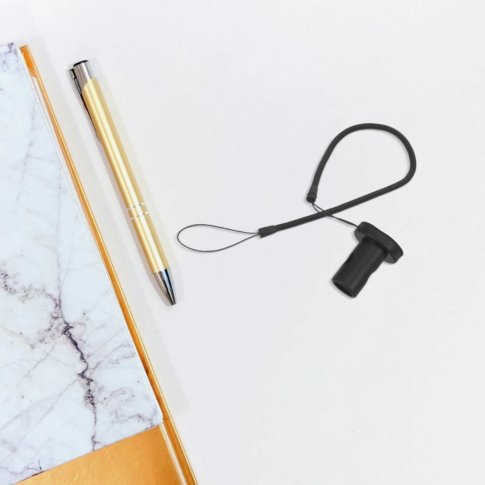 

Retractable Pen Holder 1.3M Elastic Lanyard For Notebook Stylus Pens Anti-Lost Plastic Clip Portable Writing Tool Accessory Desk