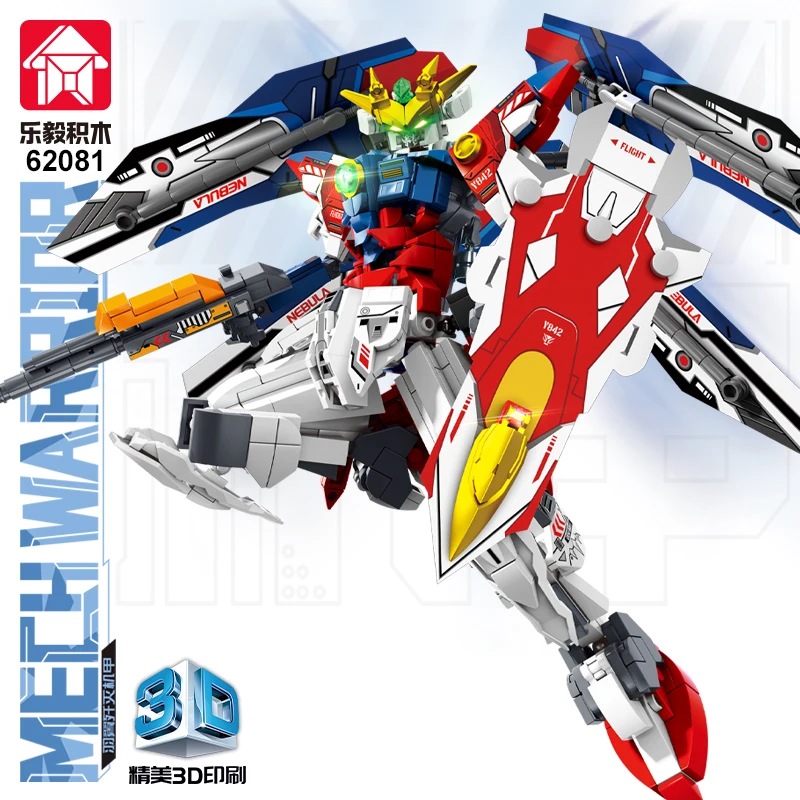 Klocki konstrukcyjne Battle Knight, transformujący się robot, wojownik mech, zabawka do samodzielnego montażu, idealny prezent dla dzieci i dorosłych.