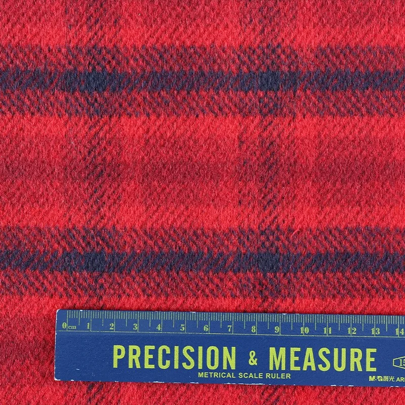 

Coarse-spun woolen fabric and yarn-dyed for coats overcoats