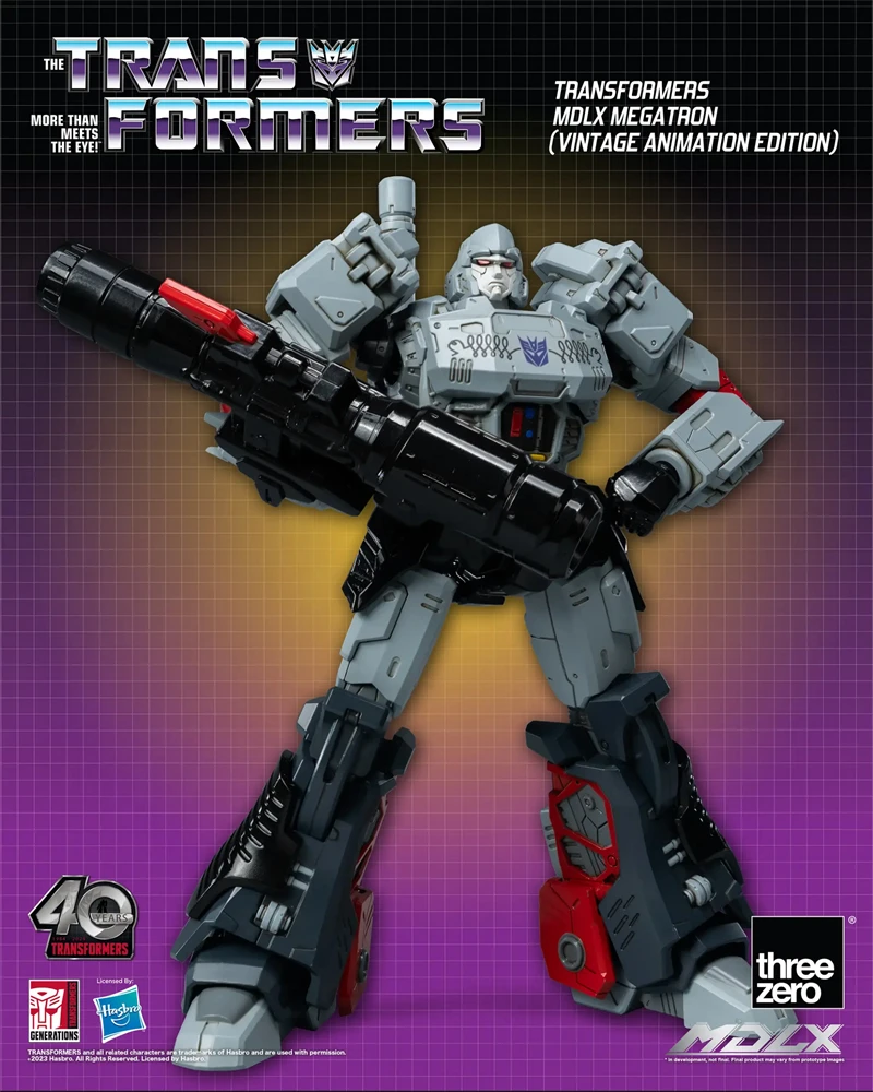 【In Stock】3A Threezero Transformers MDLX Bumblebee Optimus Prime Megatron Vintage Animation Ver. 40th Anniversary Action Figure