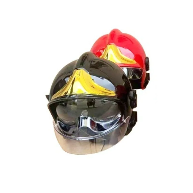 Fire Helmet Gold Plated Film Fire Full Helmet Double sided Cover Pressure Resistant Safety Helmet