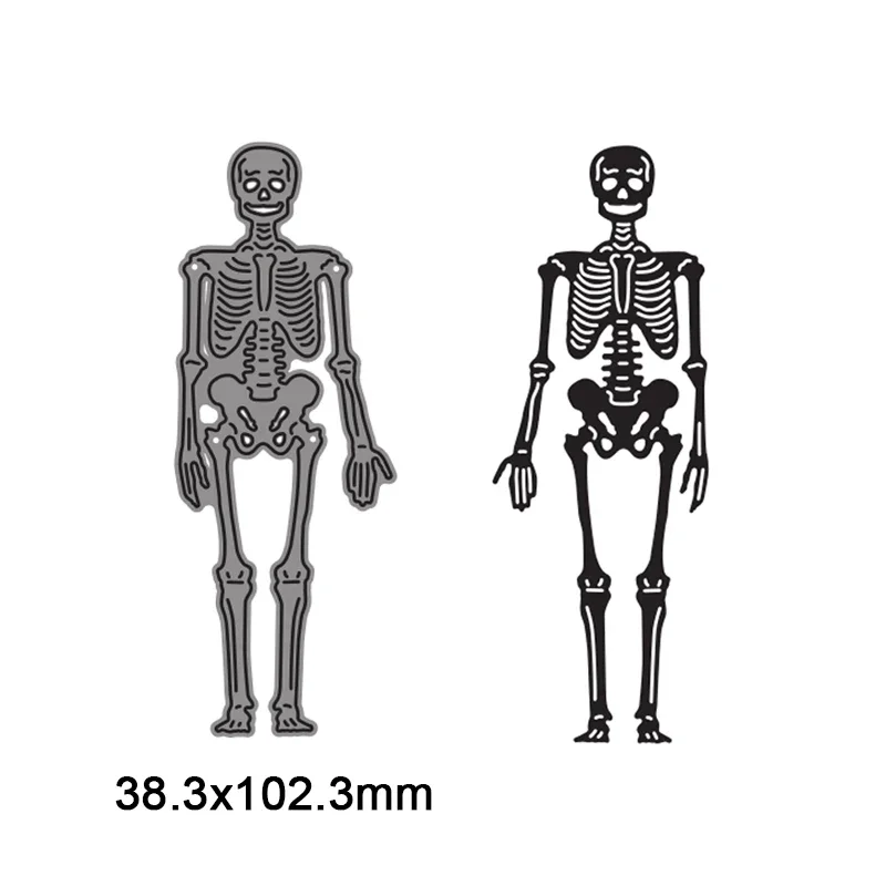 Skull Halloween Skeleton Metal Cutting Dies For DIY Scrapbook Cutting Dies Paper Cards Embossed Decorative Craft Die Cut New