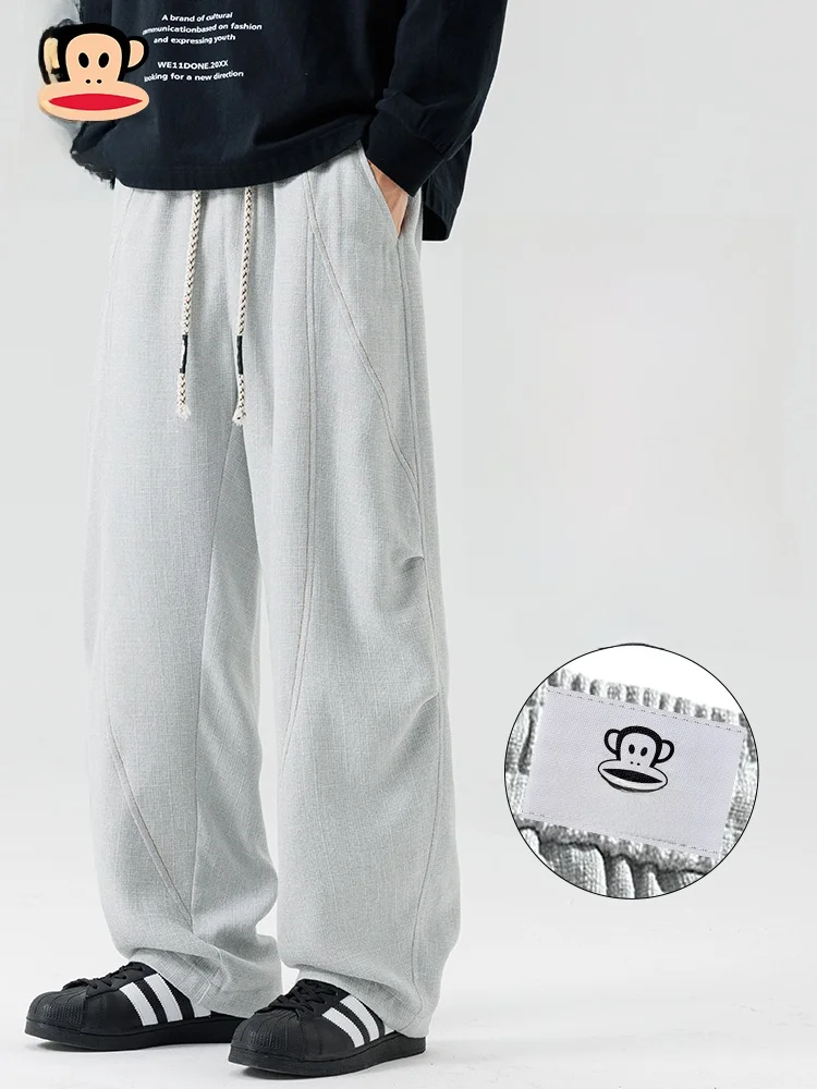 

Удобные мужские спортивные брюки свободного кроя PaulFrank, повседневные брюки прямого кроя, осенняя коллекция American Sle