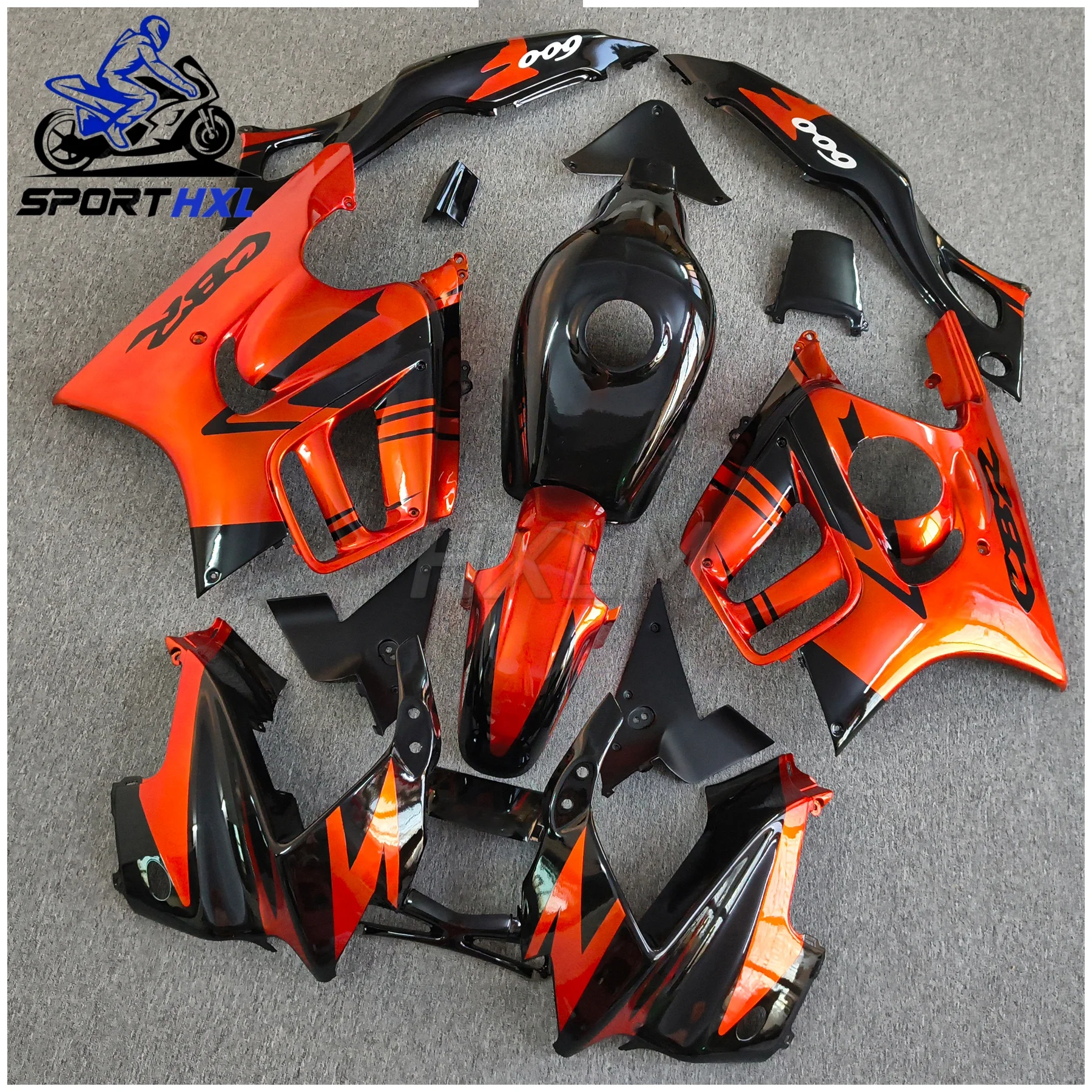 

Full Body Kits for Honda Cbr600f3 1995 1996 Black Silver Fairing CBR600F3 95 96 Bodywork CBR600 F3 1996 no paint
