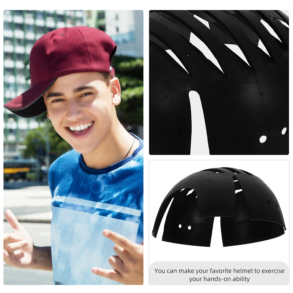 

3pcs Bump Cap Insert Lightweight Breathable Safety Hat Liners Plastic Construction Universal Baseball Cap Inserts Hard Hat
