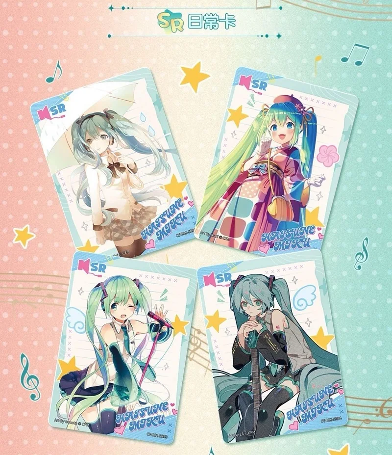 KAYOU Original Hatsune Miku Karten-Charm-Pack Shining Superstar Party Show Karten CR OR UTR Seltene Sammelkarten Spielzeug – Detail 31