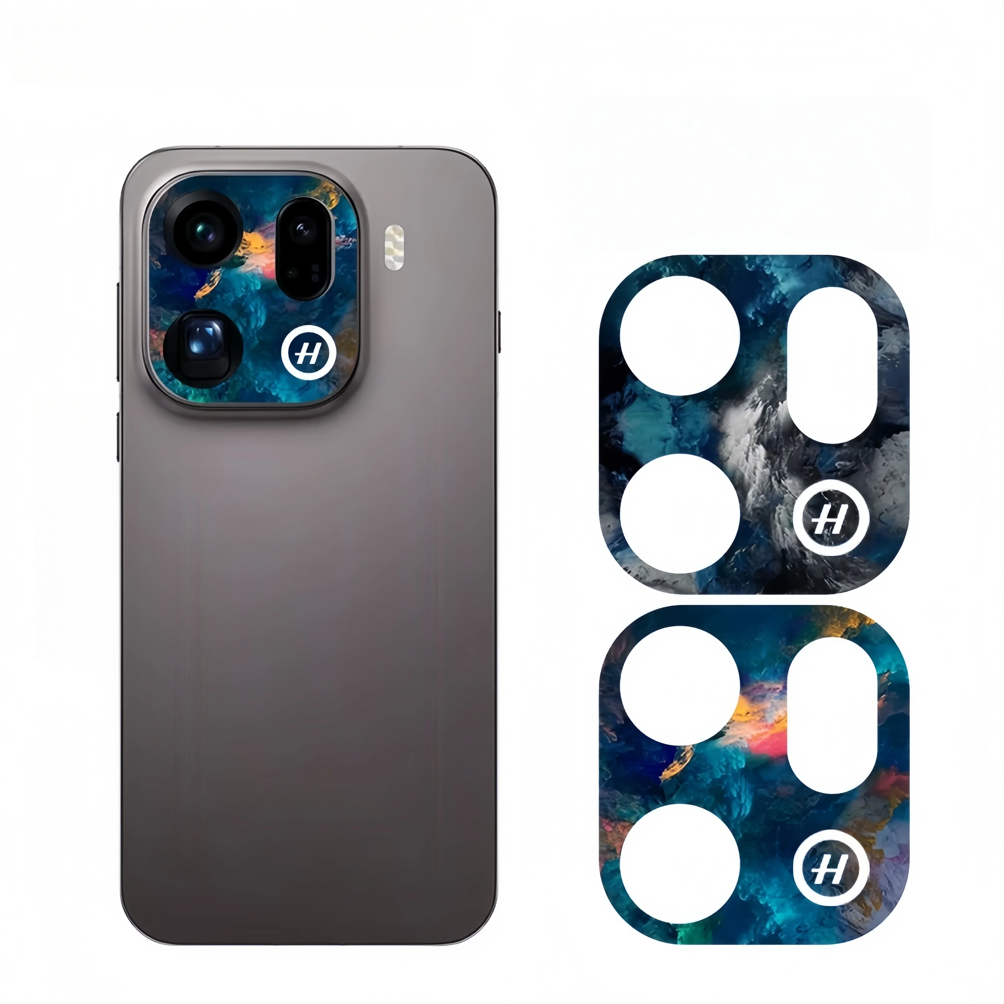 2PCS Camera Skin Film for OPPO Find X9 Pro Rear Camera Matte Anti-Scratch Film for OPPO Find X9 Phone Lens Protection