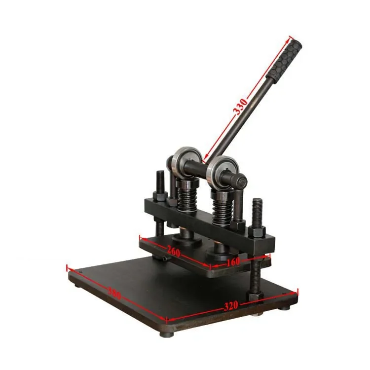 Mesin Pemotong Kulit Manual Roda Ganda, Pemotong Kertas Foto, Mesin Pemotong Tekan Manual Kecil untuk Kulit DIY