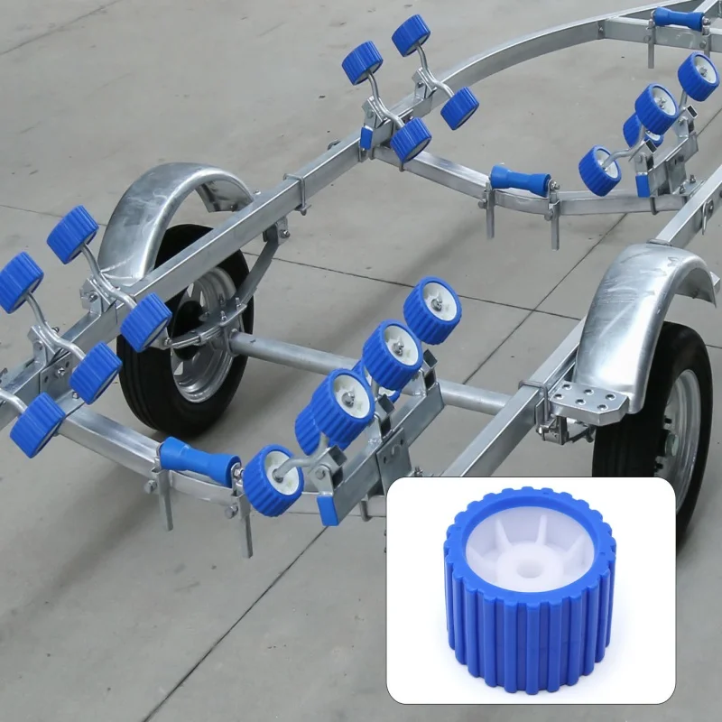 Stainless Steel Marine Trailer Heavy Duty Small Boat Towing Frame With Roller Bracket For Yacht Speedboat Jet Ski