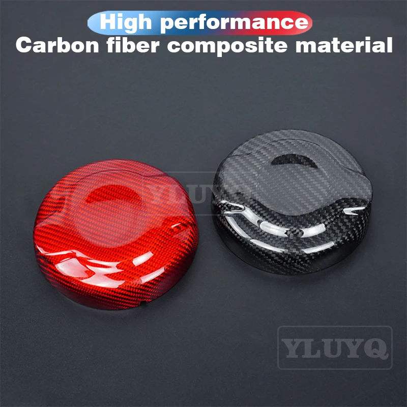 For BMW MINI-F Series F55 Fuel Cap Real Hard Carbon Fiber Decorative Cover Sticker for Car MINI F57 F56 Tuning Accessories
