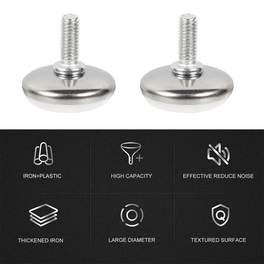 

24pcs Table Chair Levelers Adjustable Iron Furniture Leveling Feet For Stool Workbench Leg Multi-Use Floor Protector
