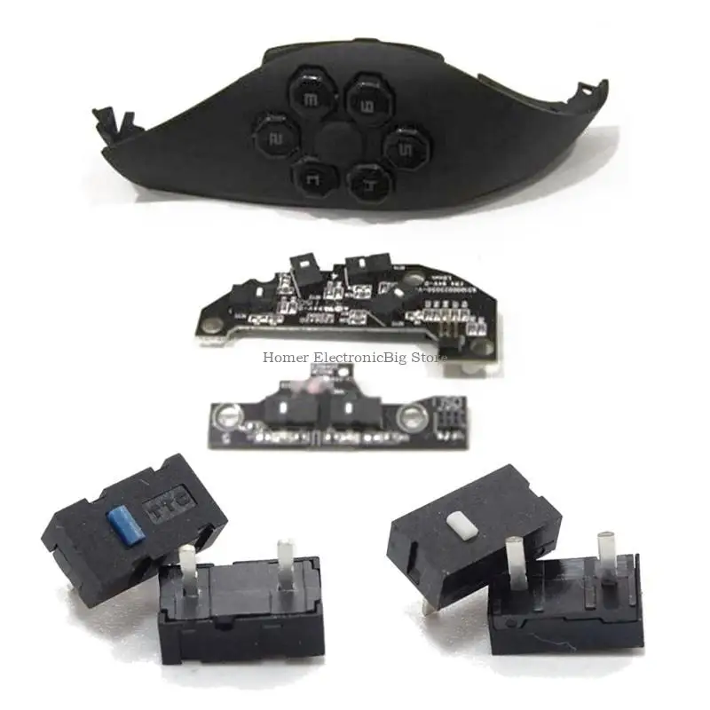 

2pcs Оригинальный синий/белая точка мыши MicroSwitch 8 млн. Мллионов нажимает на срок жизни мышь мгновенный кнопный кноп