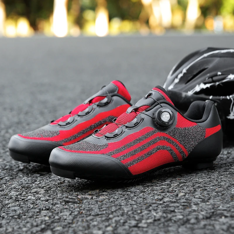 

Bicycle professional cycling shoes unisex four seasons anti slip breathable large size wear-resistant comfortable riding shoes