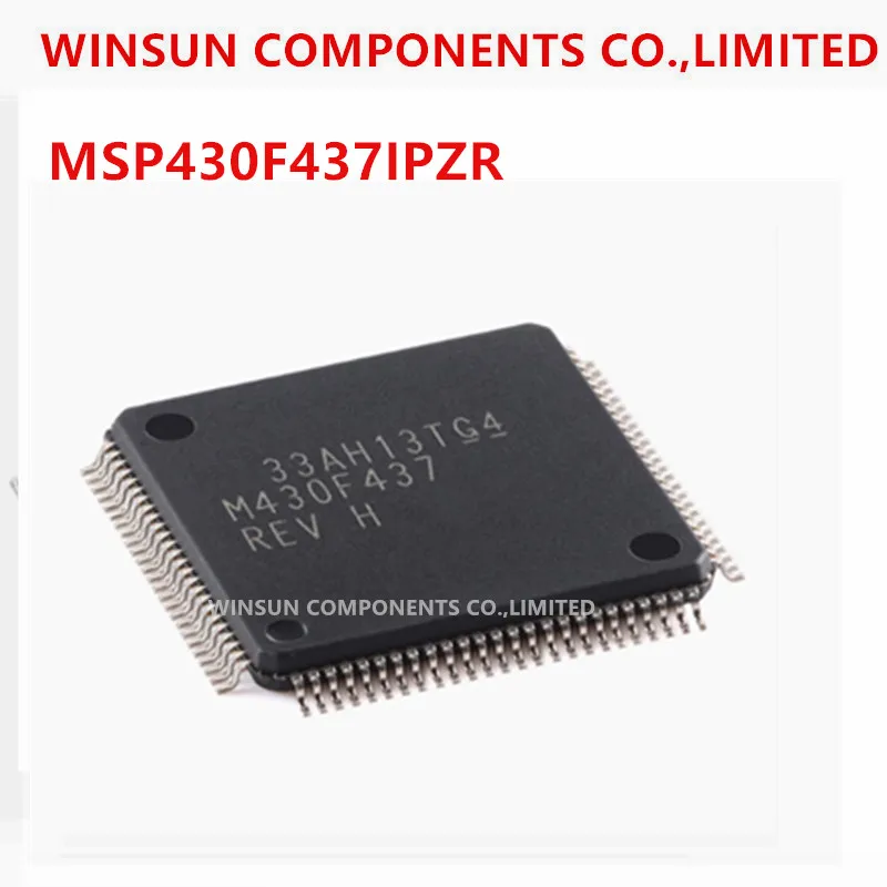 100% New Imported Original  MSP430F437IPZR LQFP-100 16 bit mixed signal microcontroller MCU