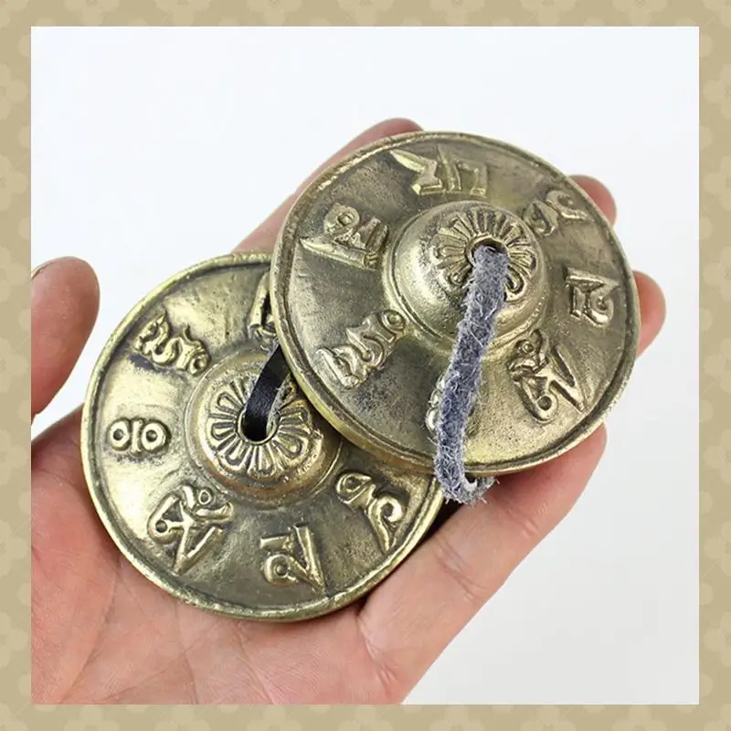 

ABST Nepalese Copper Bell Percussion Instrument Chime Bell Copper Pull Yoga Meditation Bell Jingle