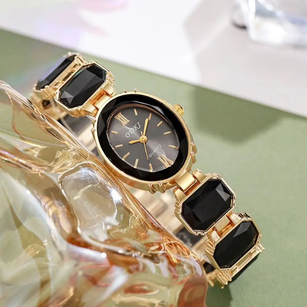 New Rhinestone Quartz Watches Diamond Studded Watch Strap with Adjustable Bracelet Women Wristwatch Wrist Decoration Women Girl