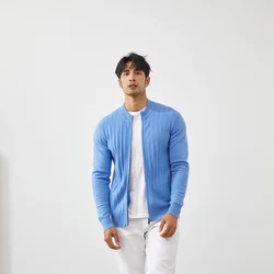 Marca uomo 100% Cashmere inverno caldo ispessimento confortevole Cardigan lavorato a maglia maglione da lavoro di successo giacca Casual da lavoro