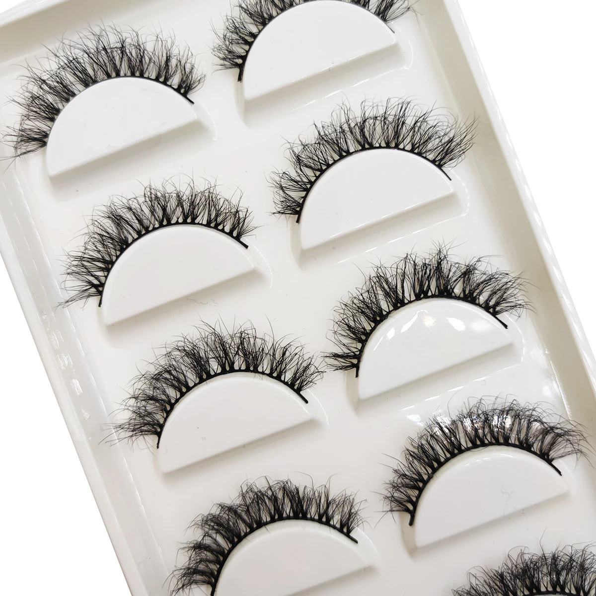 16 Style 5 0/100 Pairs Thick Eyelashes Natural False Eye Mink Lashes Soft Fake Eyelash Wispy Makeup Faux Cils Maquiagem