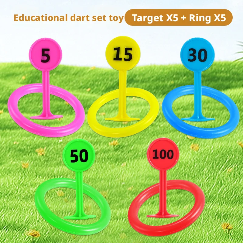 Early Education Ring Toss Toys, Indoor And Outdoor Throwing Sports Exercise Props, Kindergarten Interactive Educational Toys
