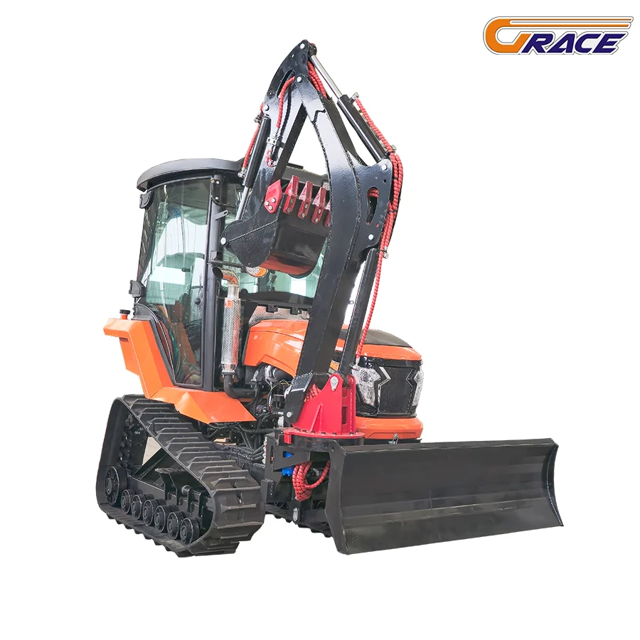 

Chinese Mini Crawler Tractor 50HP 60HP 80HP 100HP 120HP Small Crawler Tractor Multifunctional Crawler Tractor