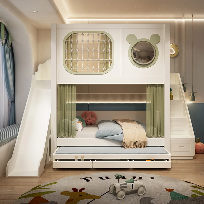 Space capsule children's bed Bunk bed high-low bed bunk tree house