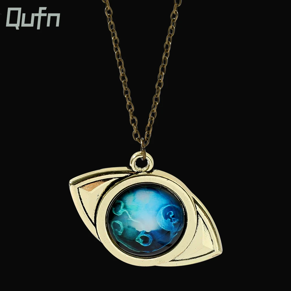 Anime The Promised Neverland Pendant Necklace Emma Amulet Eye Shape Jewelry Cosplay Props For Man Woman Accessories Gift