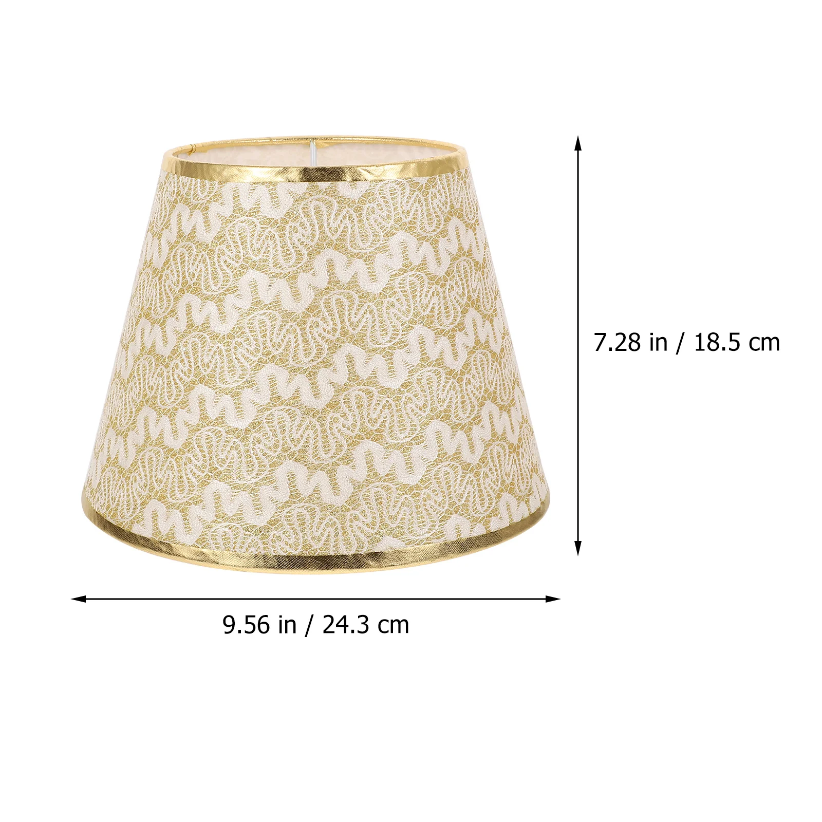 

1Pcs Table Lampshade Fine Workmanship Metal Bracket Sturdy Practical for Living Room Bedroom Office Lamp Shade