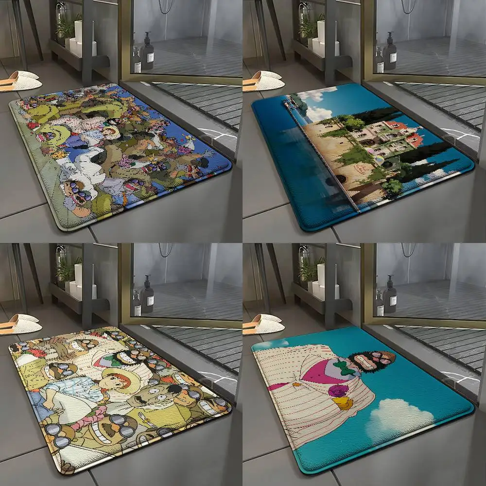 

K-Kurenai No B-Buta Cartoon Floor Mat Art Carpet Rug For Bedroom Living Room Home Doormat Decor,Large Kid Non-slip Floor Mat