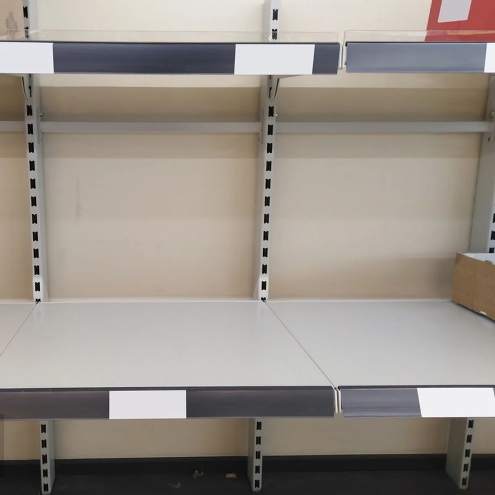 

500pcs Blank Label Tags 75X35Mm White Pvc Reusable Waterproof Rewritable Price Display Signs For Retail Store Supermarket Shelf