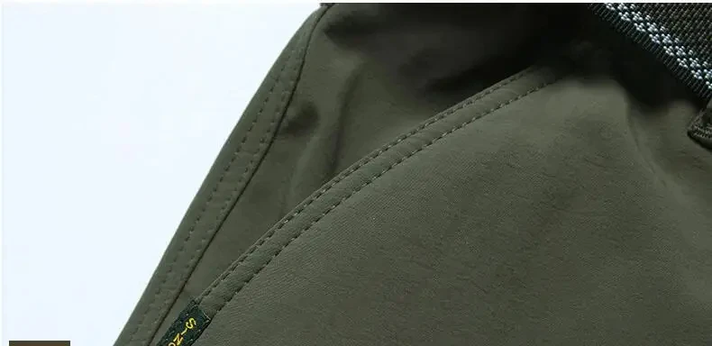 Winter Thick Pants Men Double Layer Fleece Cashmere Overalls High Quality Male Camouflage Trousers Warm Casual Cargo Pants