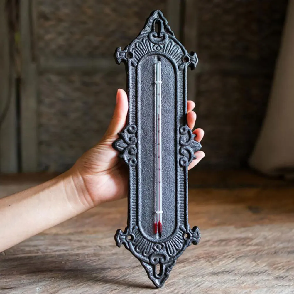 

1Pcs Wall Thermometer for Home Indoor Temperature and Humidity Monitor Compact Design Accurate Measurement Black