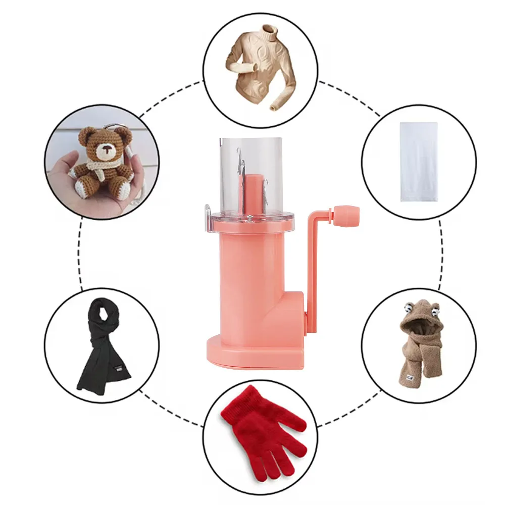 Embellish Hand Knit Loom Spool Knitter Portable Hand-Knitted Craft Bracelet Weave Tool Creative Knitting Machine